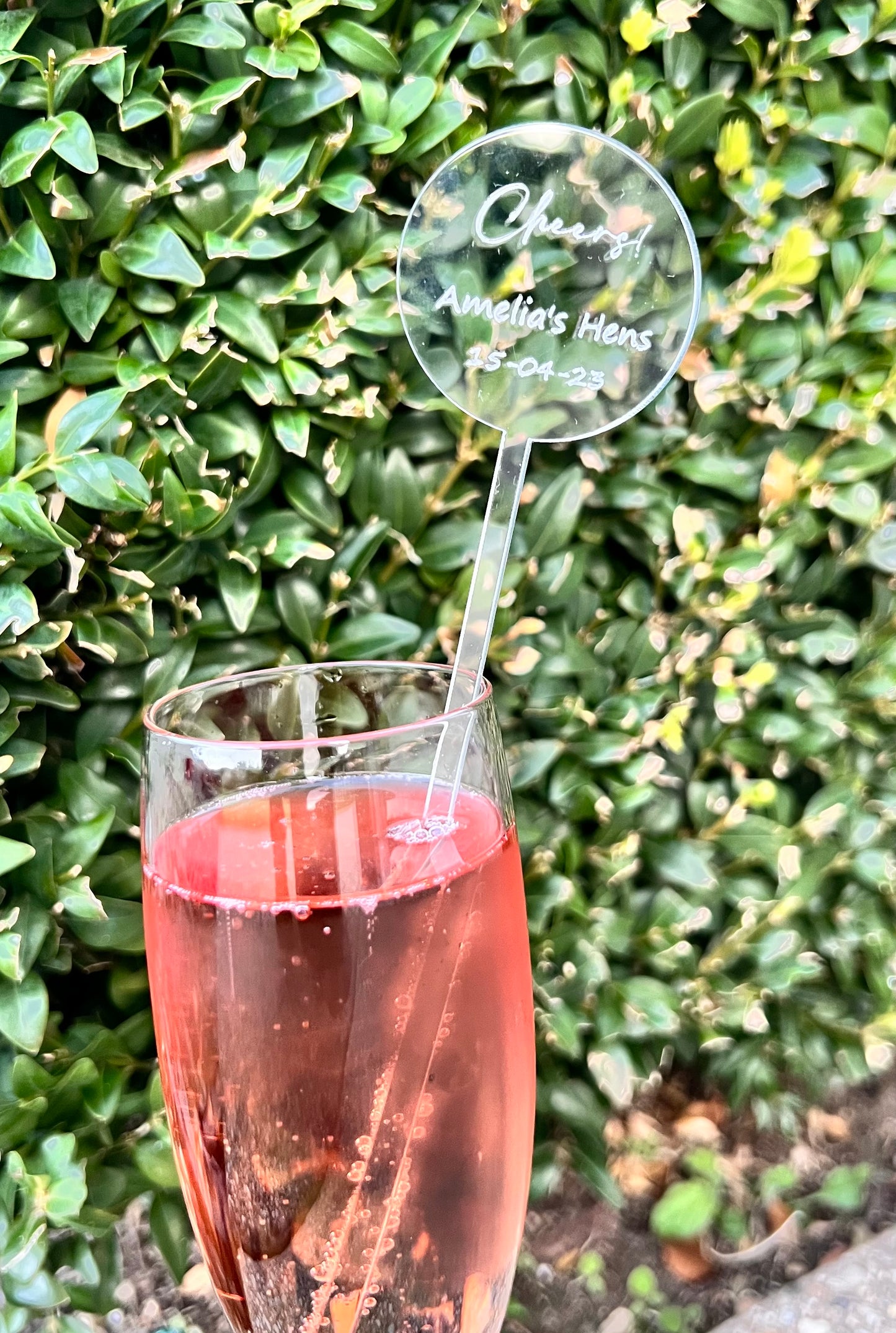 Personalised Acrylic Drink Stirrer