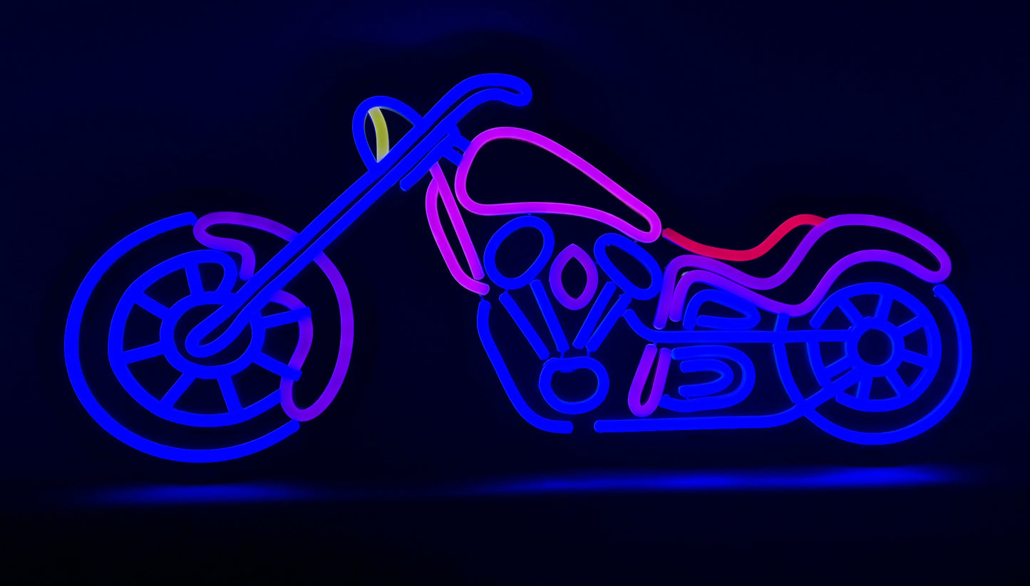 Motorbike LED Neon Sign