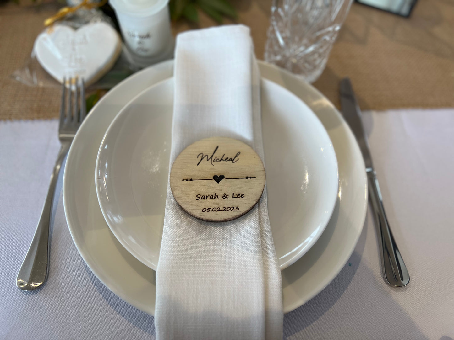 Personalised Wooden Name Coaster