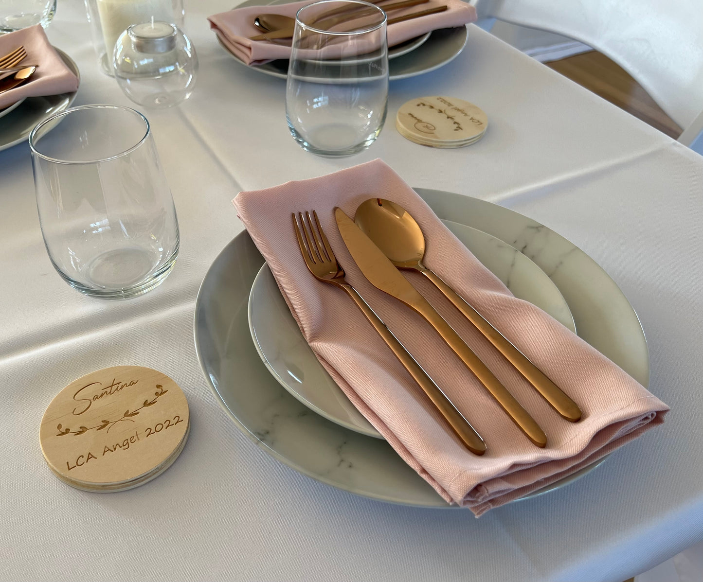 Personalised Wooden Name Coaster
