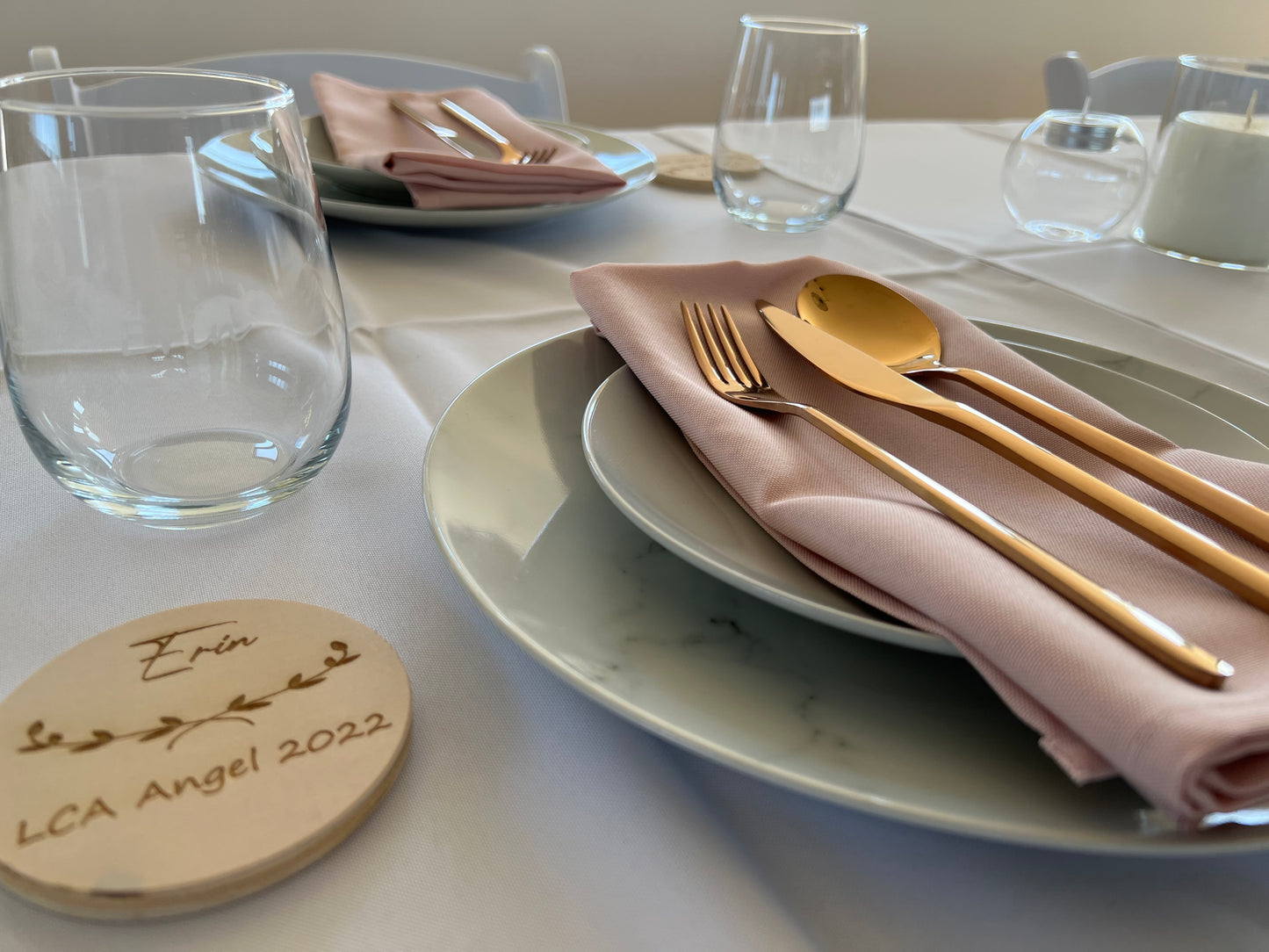 Personalised Wooden Name Coaster