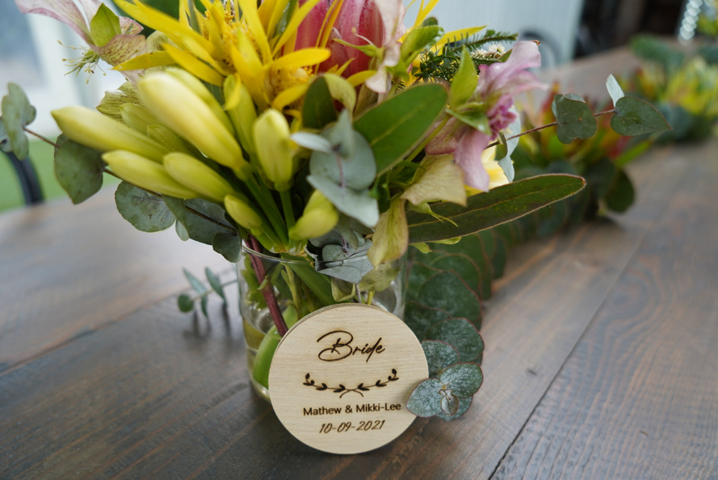Personalised Wooden Name Coaster