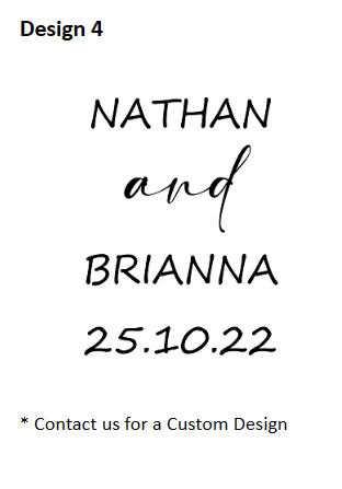 Personalised Engraved 40ml Glass Shot Glass