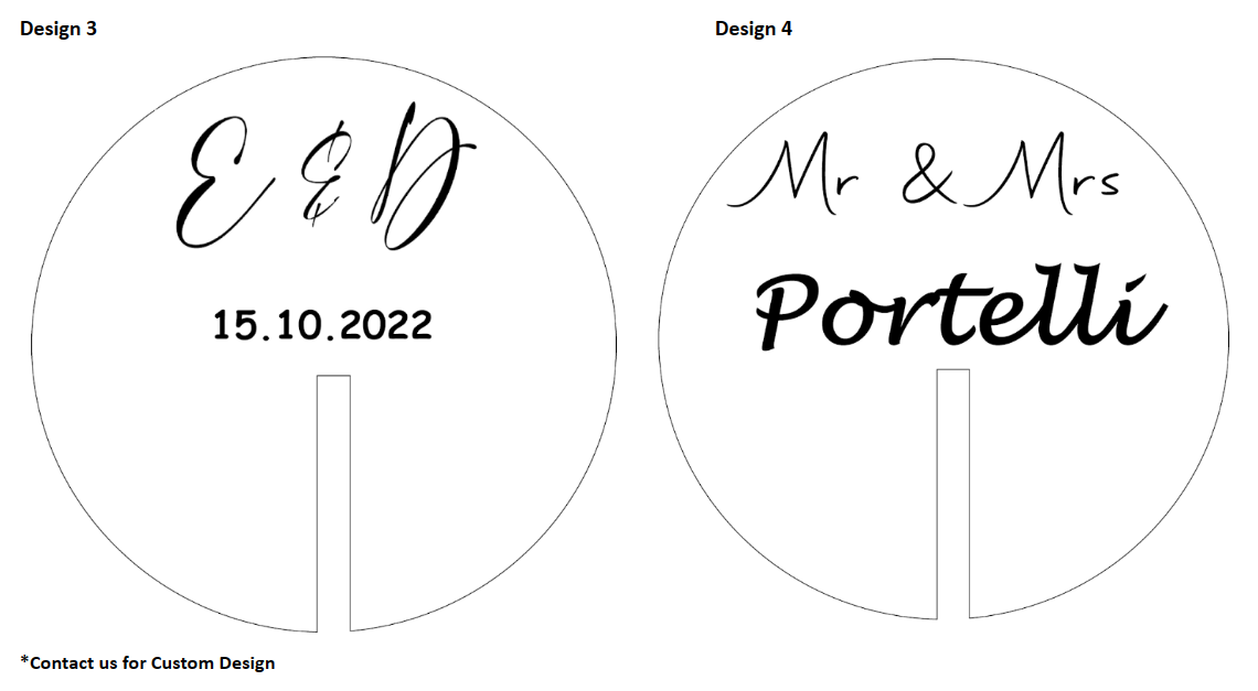 Personalised Acrylic Stemless Drink Tag