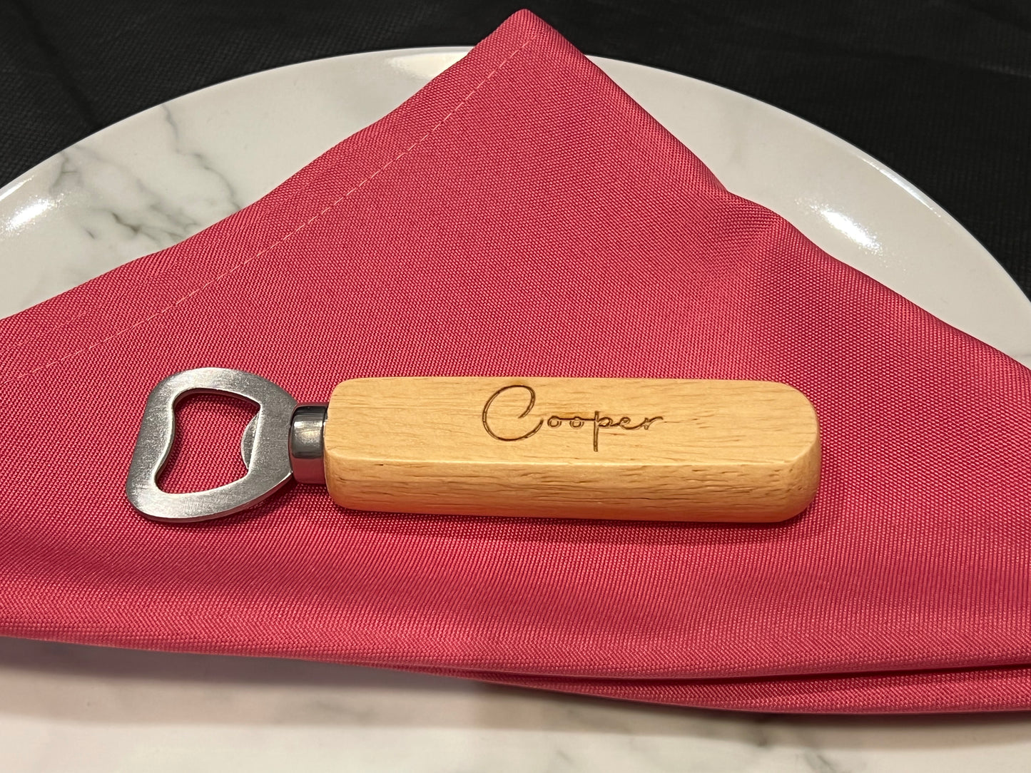Personalised Wooden Bottle Opener