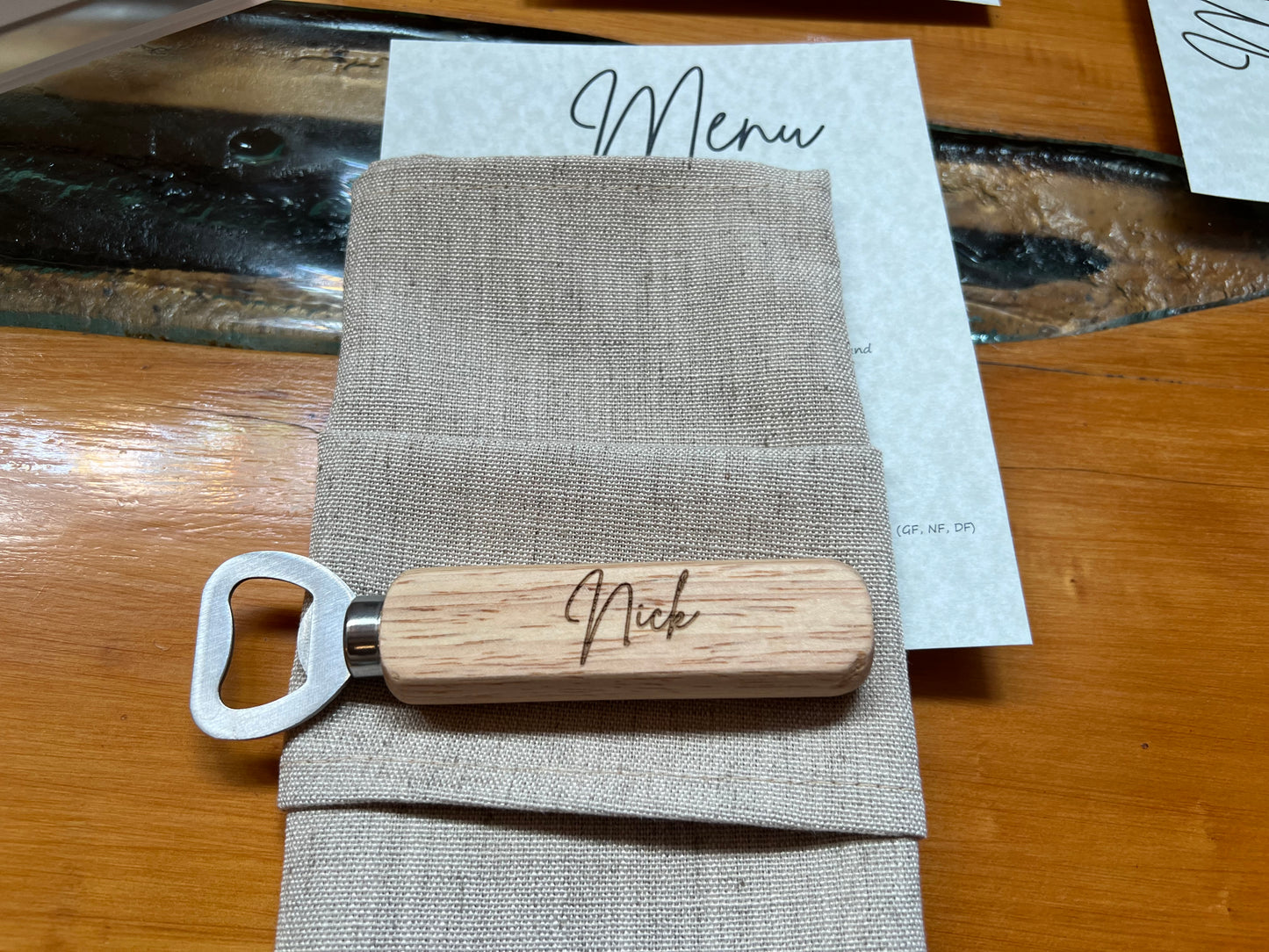 Personalised Wooden Bottle Opener
