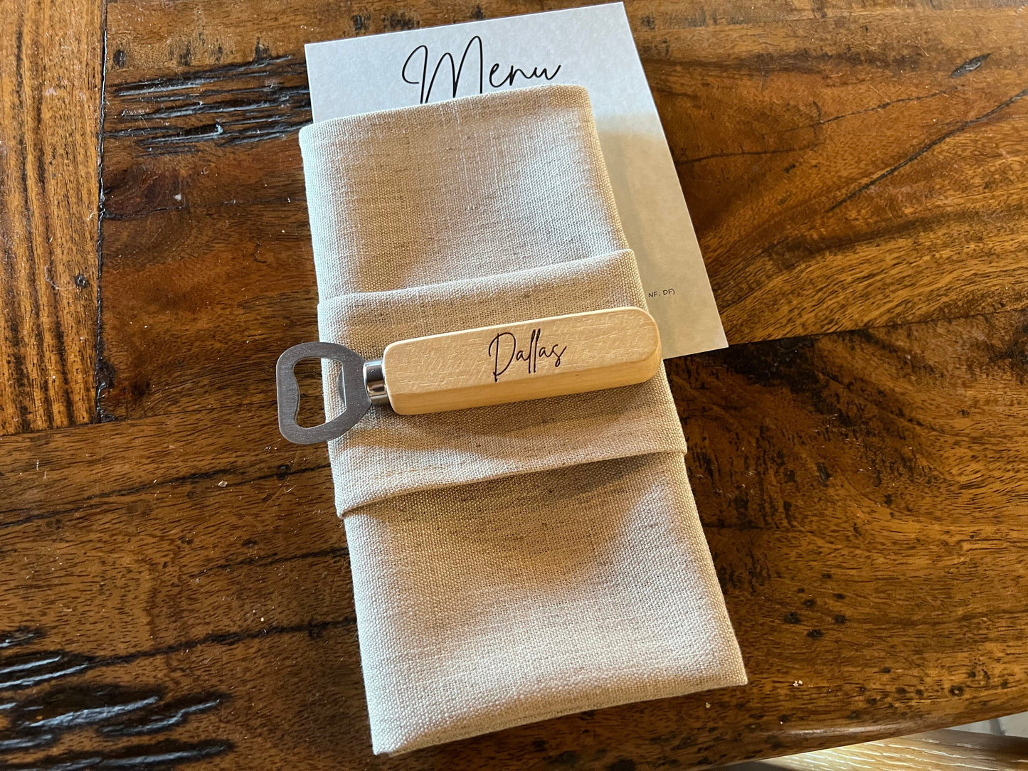 Personalised Wooden Bottle Opener
