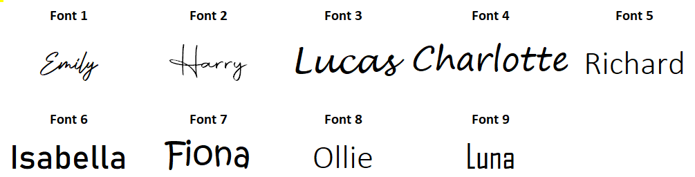 Personalised Marble Name Coaster