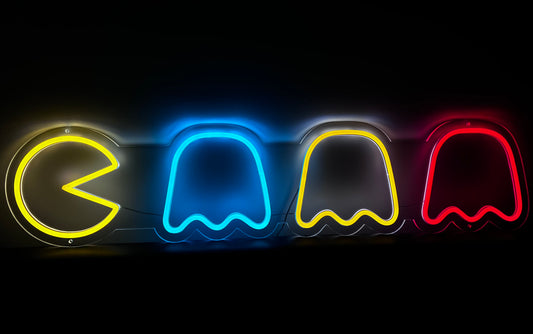 Pac-Man LED Neon Sign