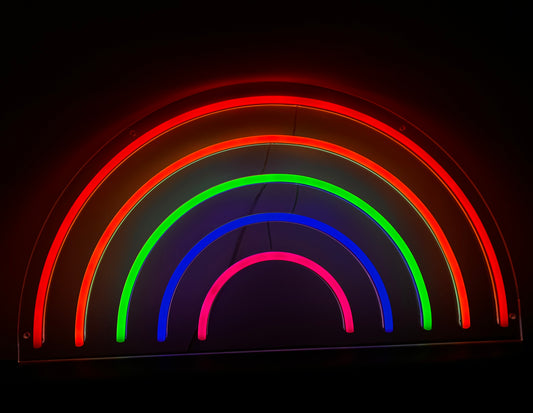 5 Colour Rainbow LED Neon Sign