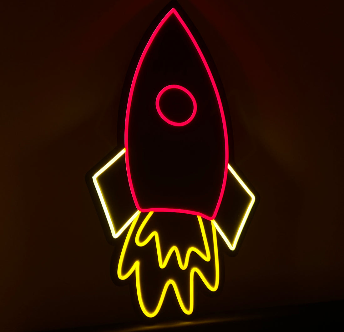 Rocket LED Neon Sign – Unique Gift Shop Online